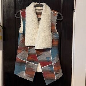 Mossimo Supply Co Cozy Geometric Vest